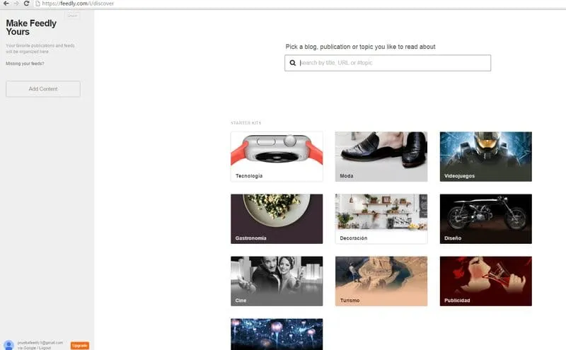 Cómo usar Feedly