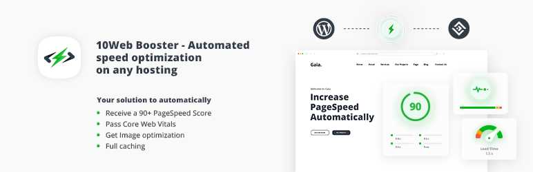 Plugins para optimizar WordPress: 10Web Booster