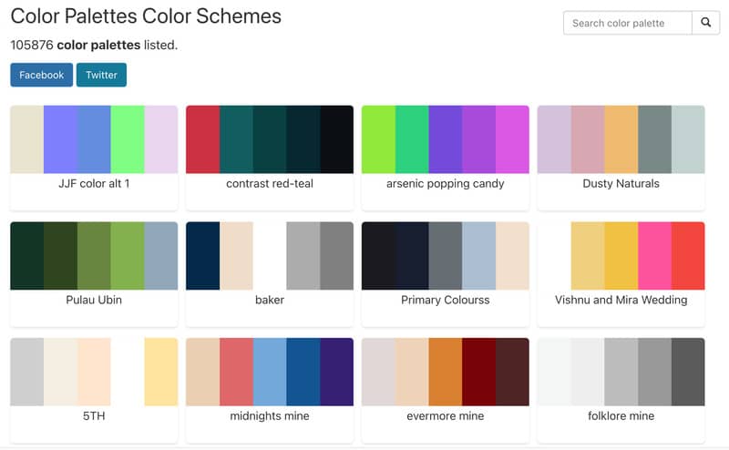 paletas de colores: FX Palette Color