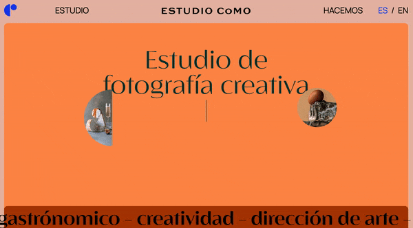 tendencias diseño web 2024: elementos en movimiento